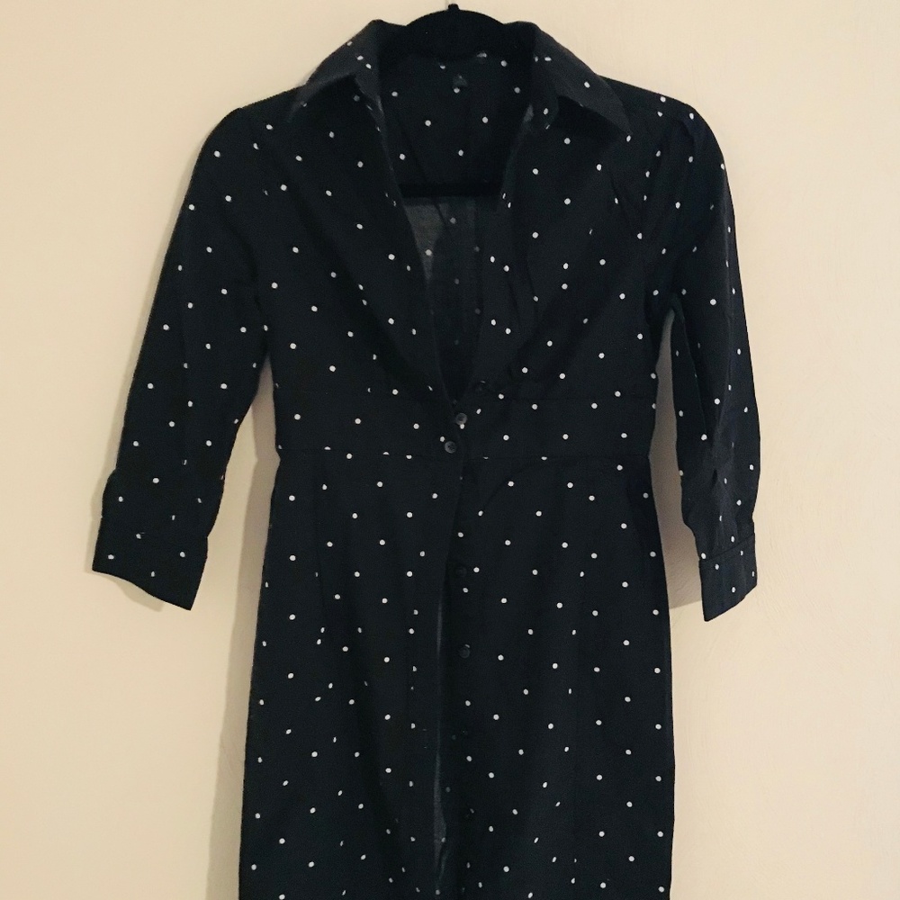 Express Womens Polka Dot Dress